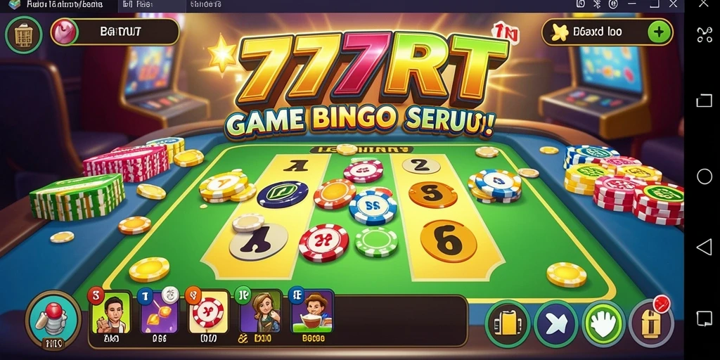 Tampilan gameplay menarik dari game Bingo 777RT.