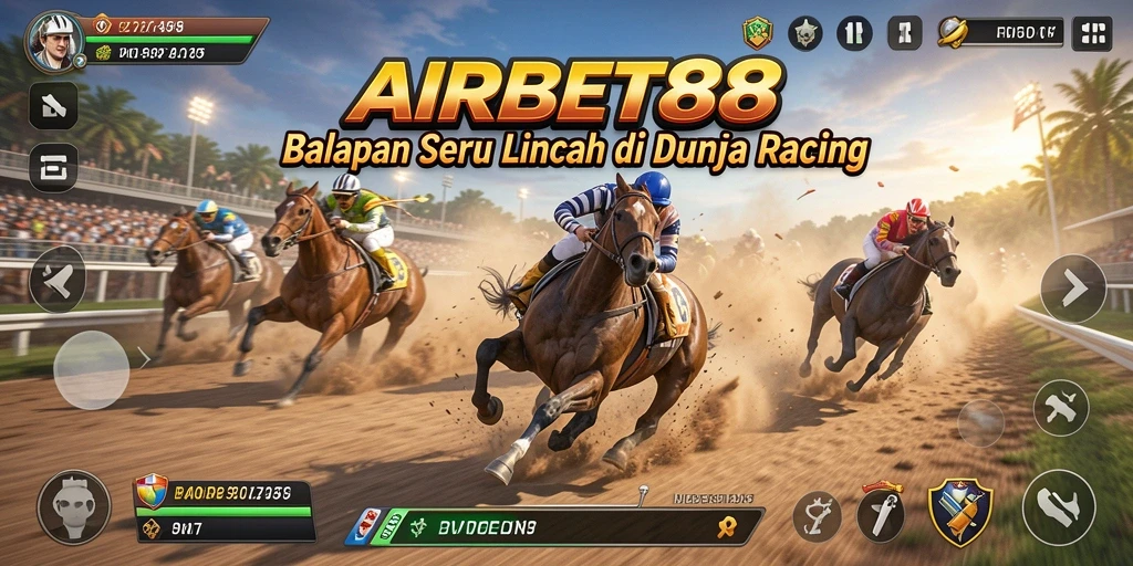 Tangkapan layar gameplay AIRBET88 yang menampilkan aksi balapan yang cepat dan mendebarkan.