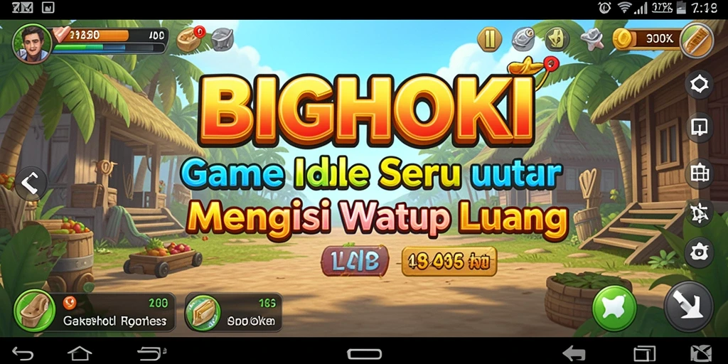 Tampilan utama gameplay BIGHOKI yang mengasyikkan.