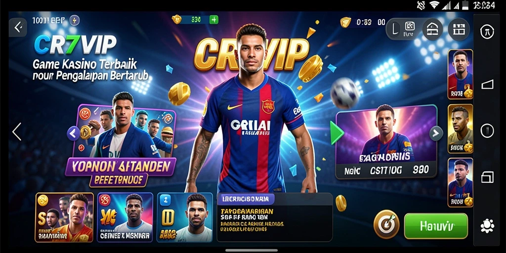 Tampilan gameplay menarik dan interaktif di CR7VIP.