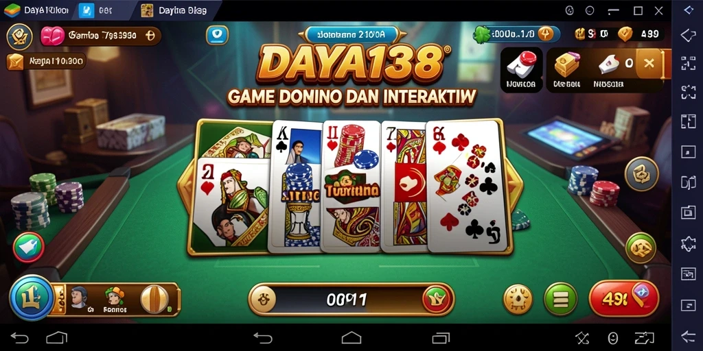 Gameplay seru domino di DAYA138 yang menegangkan dan interaktif.