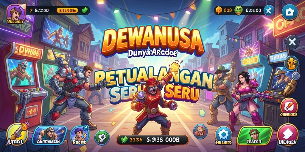 Gameplay DEWANUSA yang penuh aksi dan petualangan seru.