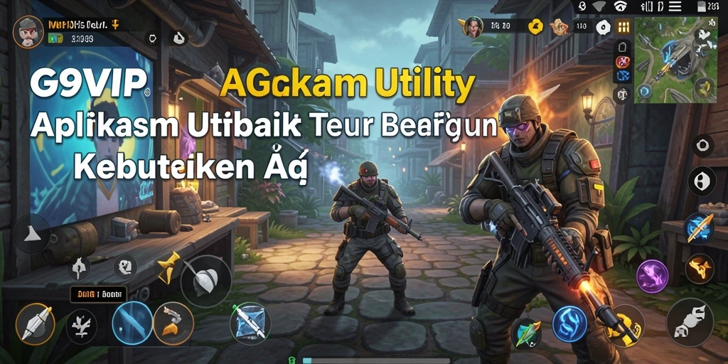 Screenshot G9VIP menampilkan antarmuka aplikasi utility yang intuitif dan modern.
