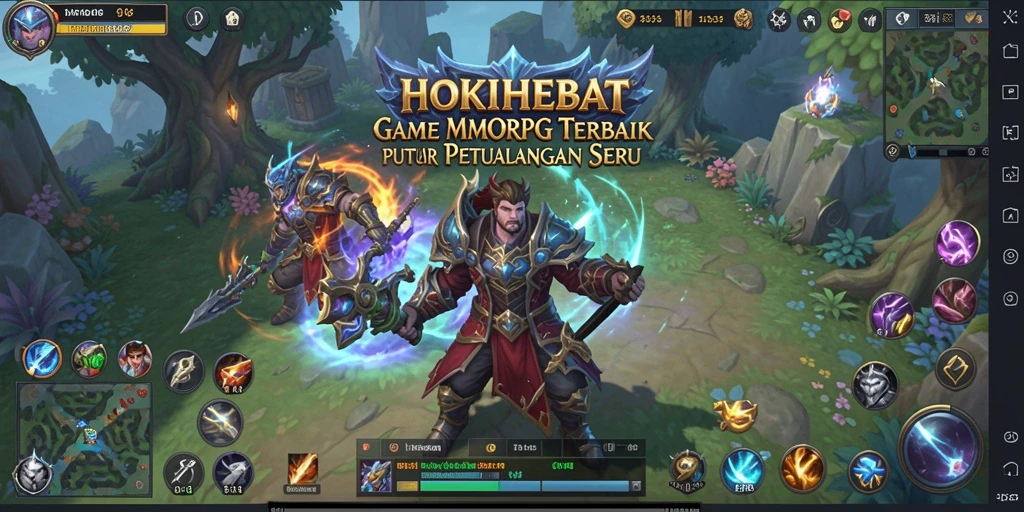 Gameplay seru HOKIHEBAT dalam petualangan MMORPG yang menakjubkan.
