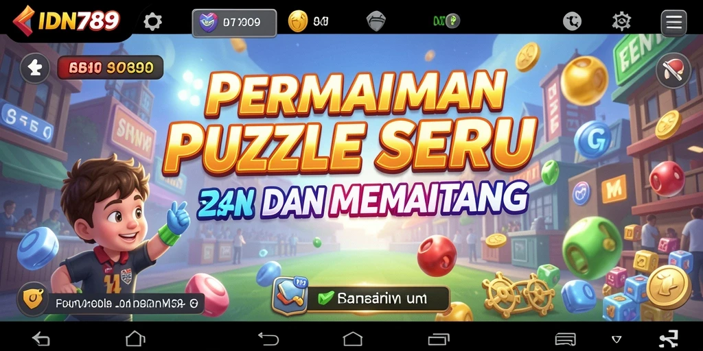 Screenshot IDN789 menampilkan gameplay Puzzle yang menantang dan menyenangkan.